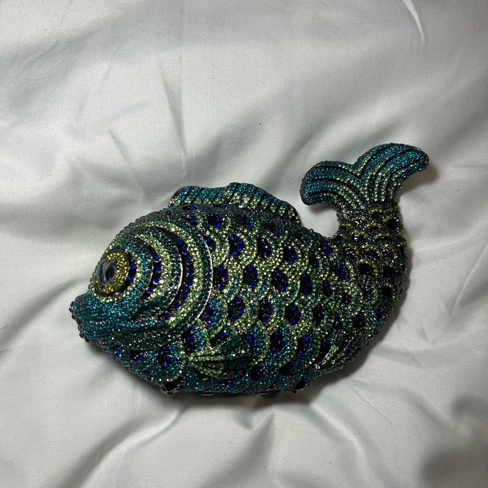 Bedazzled Fish clutch